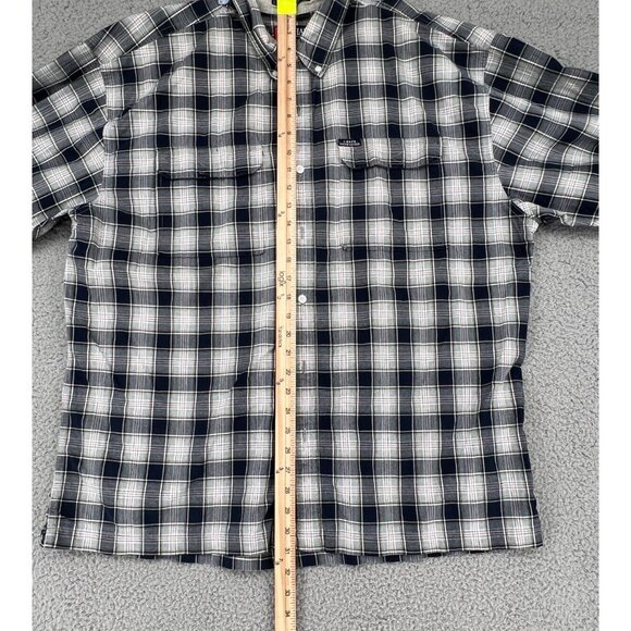 Ralph Lauren Chaps Mens XL Shirt Short Sleeve Button-Down Multicolor Plaid - Picture 7 of 12
